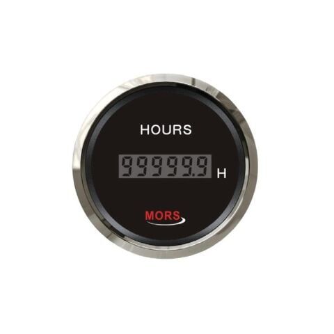 MORS Dijital Motor Zaman Saati 12-24V Siyah