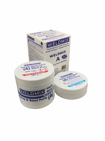 WELDMIX (A) Plastic Metal Bond Epoxy Steel Putty Epoksi Macunu 500g (W-2222)