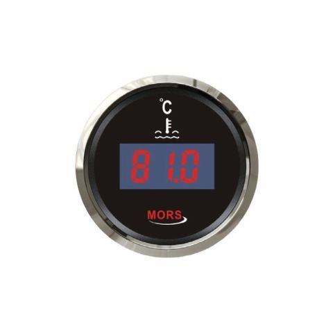 MORS Dijital Hararet Göstergesi 12-24V Siyah