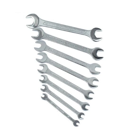 Mannesmann 110-08 DIN Açık Ağız Anahtar Takımı - (8 parça, 6-22mm)