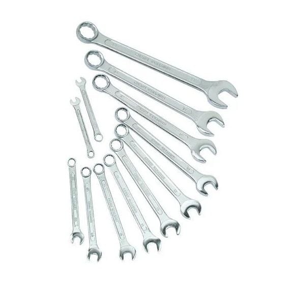 Mannesmann 130-08 DIN Kombine Anahtar Takımı (8 parça, 8-19mm)