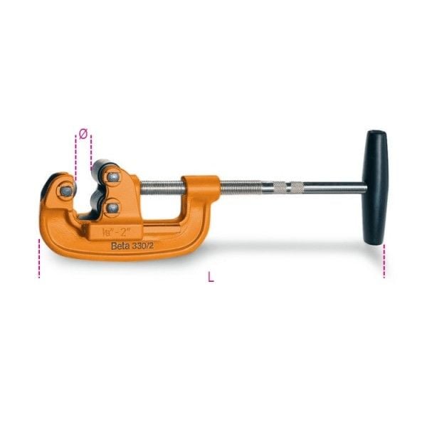 BETA Çelik Boru Kesici 10-60mm (1/8'' - 2'') (330/2 - 003300002)