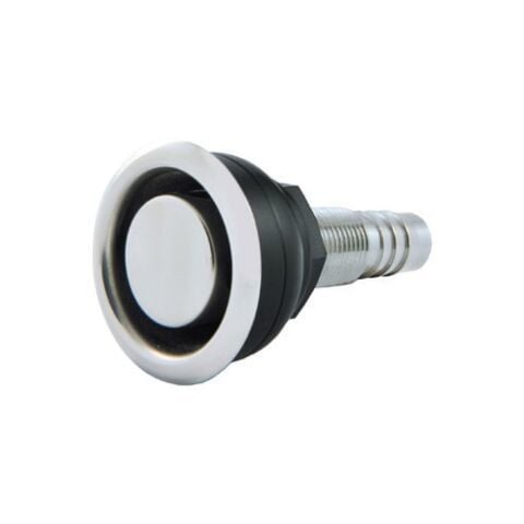 MARINE TOWN Hava Firarı Flanşlı Düz 5/8'' Krom