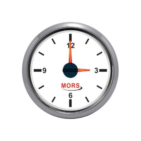 MORS Zaman Saati 12-24V Beyaz