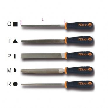 BETA Saplı Eğe Seti Orta Diş 200mm 8'' - 5 Parça (1719BMA8/S5 - 017190070)