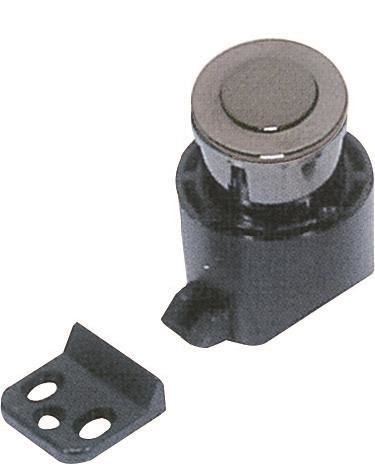 Dolap Kulbu Basmalı Siyah Nikel