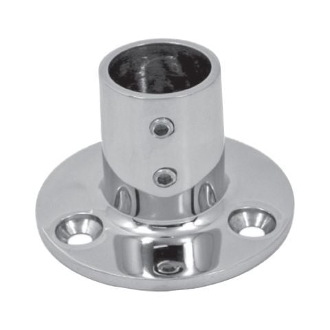 Krom Taban 90 Derece Çap: 25mm