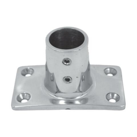 Krom Taban 90 Derece Kare Çap: 25mm