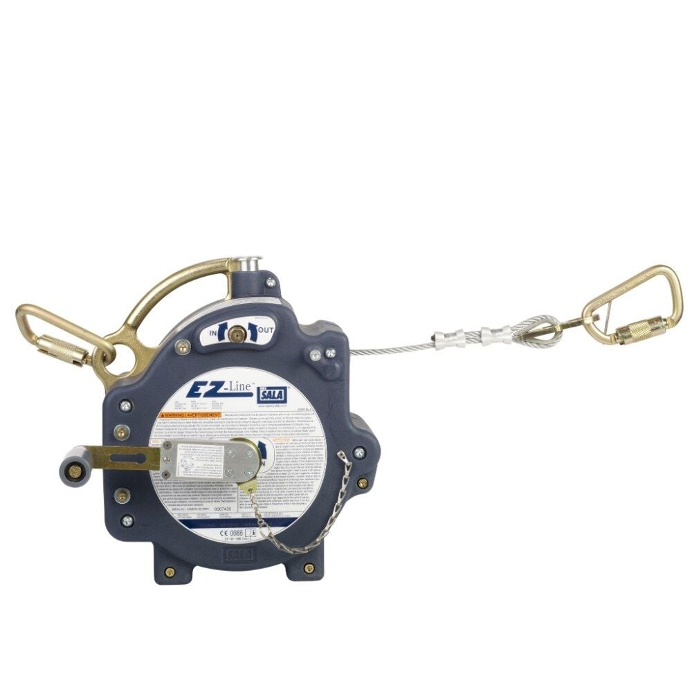 3M DBI-SALA® EZ-Line 7605061 Geri Sarımlı Yatay Yaşam Hattı Tel Kablo Sistemi