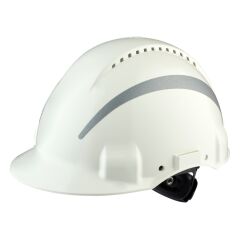 3M G3000NUV-R-VI Havalandırmalı Vidalı Beyaz Baret