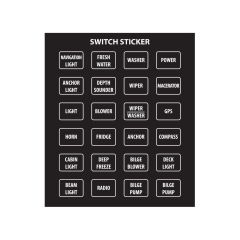 BFY Switch Çıkartma Kare İngilizce