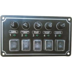 MORS 6'lı Switch Panel Yatay