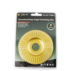 TROY 25071 Avuç Taşlamalar için Ahşap Törpü Diski, Düz Yassı