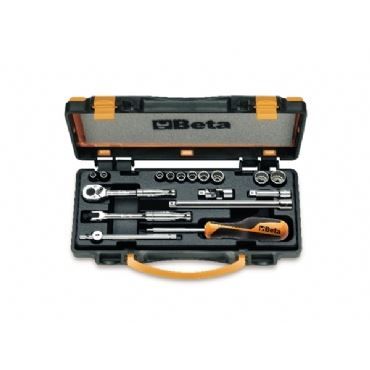 BETA 12 Köşe Yıldız Lokma Takımı 1/4'' 3/16''-9/16'' 17 Parça (900AS/C17-MBM - 009000982)