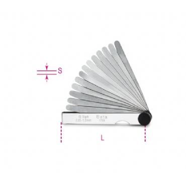 BETA Sentil Filler Çakısı 0.05-1.00mm 13 Yaprak (1708/13 - 017080013)