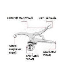TROY 21801 Matkap Tezgahı Mengenesi, 23cm