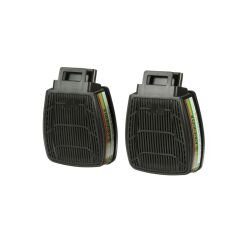 3M Secure Click D8094 A1B1E1K1P3 Çift Akışlı Gaz Buhar ve Partikül Filtresi