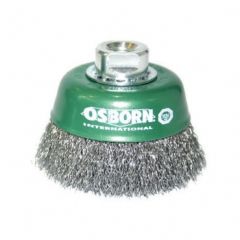 OSBORN PRO (TAIFUN) Saçaklı Çanak Tel Fırça Paslanmaz 80mm