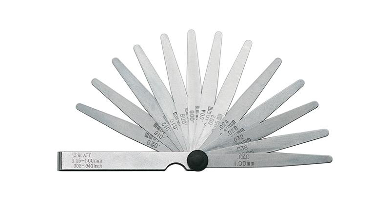 FORMAT Paslanmaz Çelik Sentil Filler Çakısı 20 Yaprak 100mm - 0,05-1.00mm