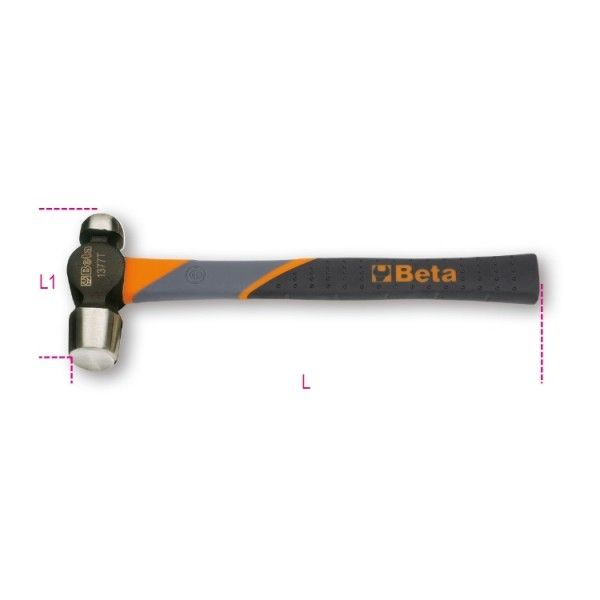 BETA Fiber Saplı Bombe Başlı Çekiç 1377T 680