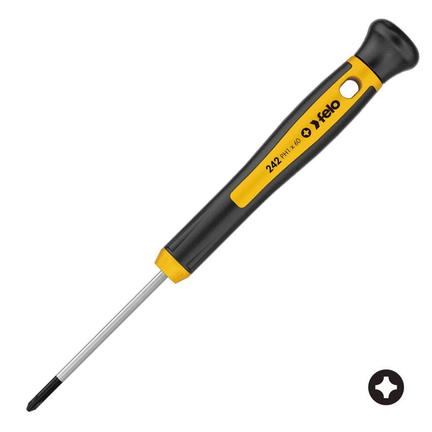FELO Yıldız Uçlu Klemens Tornavida PH 0x60mm (242 Serisi)