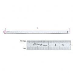 BETA Paslanmaz Çelik Cetvel 200x13mm (1682 200 - 016820020)