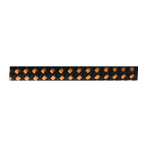 DOLPHIN ROPE Renkli İskota Halatı 14mm Siyah-Turuncu