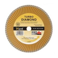 WERT 2712-230 Turbo Kanallı Elmas Testere (230mm)