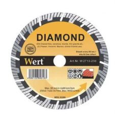 WERT 2713-125 Süper Turbo Elmas Testere (125mm)