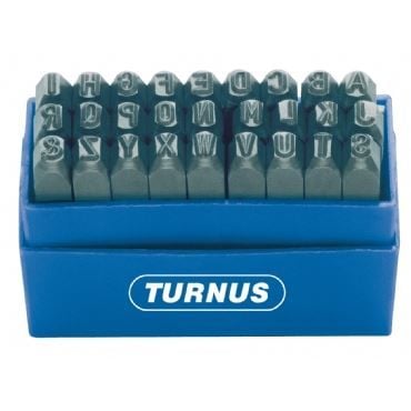 TURNUS Çelik Harf Zımba Takımı 27'li Set 7mm (329-207)