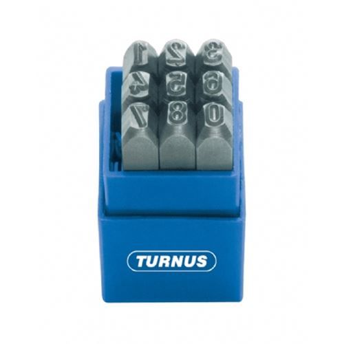 TURNUS Çelik Rakam Zımba Takımı 9'lu Set 5mm (328-105)