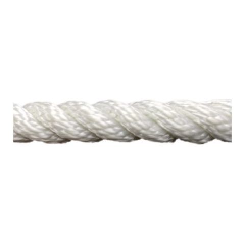DOLPHIN ROPE Polyester Halat 3 Kollu 14mm Beyaz