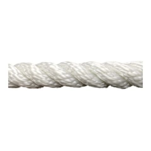 DOLPHIN ROPE Polyester Halat 3 Kollu 22mm Beyaz