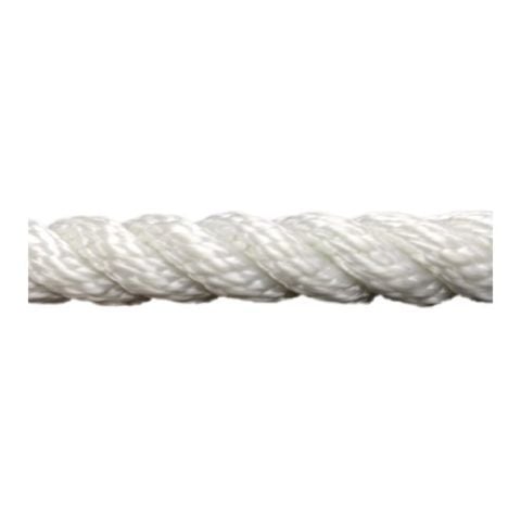DOLPHIN ROPE Polyester Halat 3 Kollu 26mm Beyaz