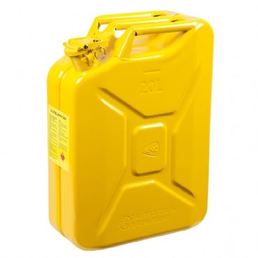 KNC Metal Yakıt Benzin Bidonu 20 Litre Sarı