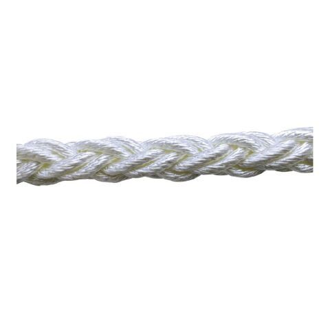 DOLPHIN ROPE Polyester Halat 8 Kollu 16mm Beyaz