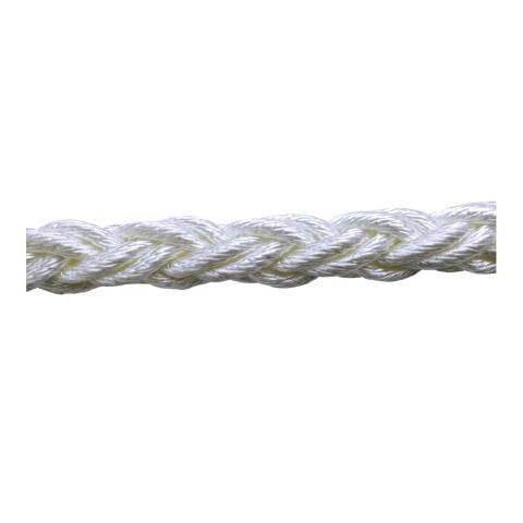 DOLPHIN ROPE Polyester Halat 8 Kollu 20mm Beyaz