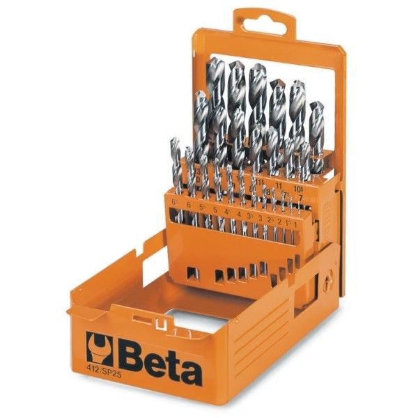 BETA HSS Metal Matkap Ucu Seti 25 Parça (Ø1-13mm x 0.5mm) (412/SP25 - 004120425)