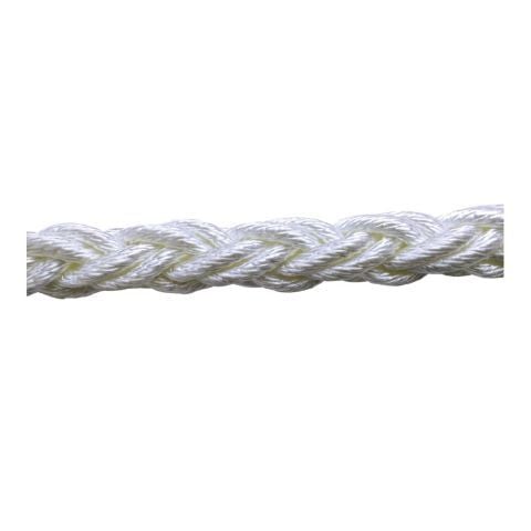 DOLPHIN ROPE Polyester Halat 8 Kollu 22mm Beyaz