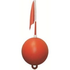 Bayraklı Yuvarlak Şamandıra Çap: 45cm - Boy: 120cm - 50Kg